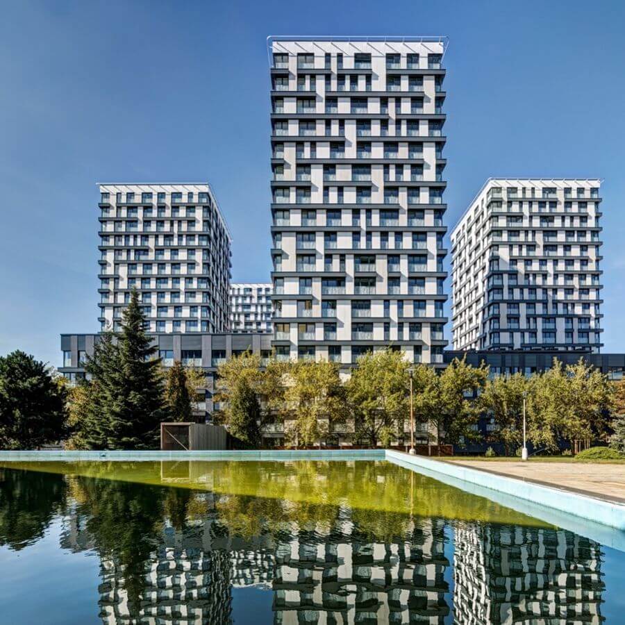 Residence Garden Towers – realizace Elsymco, Praha-Žižkov