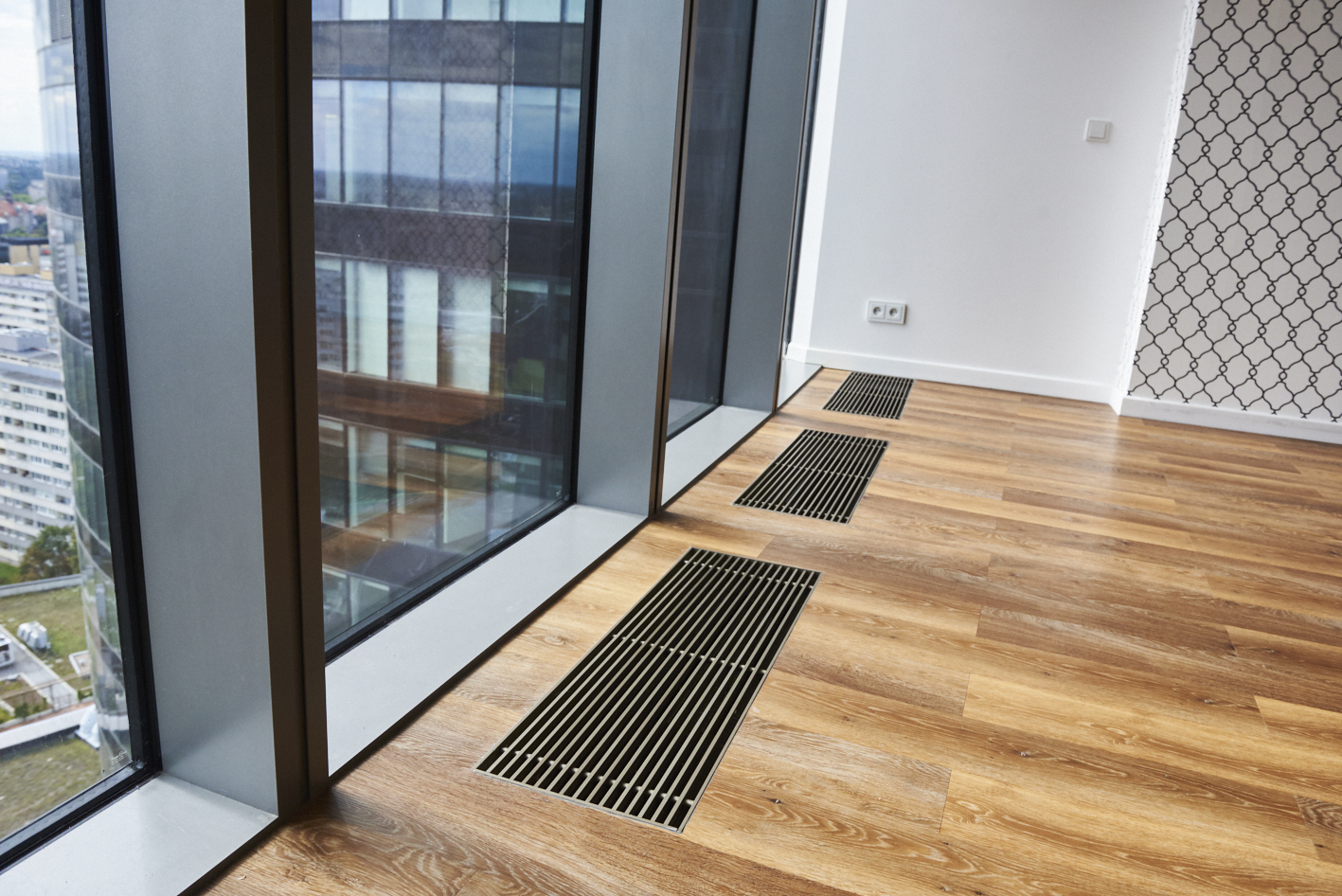 Ventilátory Elsymco – instalace v podlaze