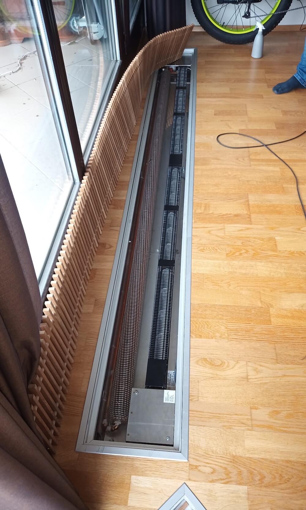 Ventilátory Plug&Play pro podlahové konvektory – instalace